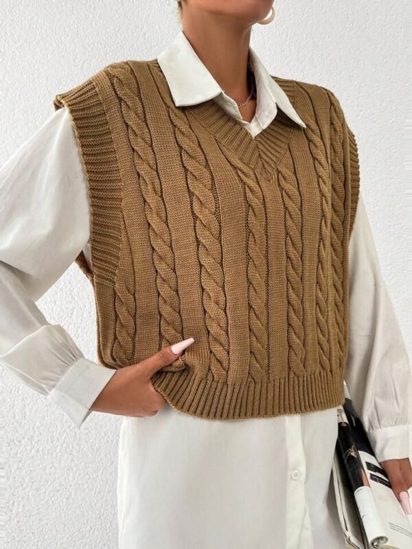 Chaleco De Crochet Vintage