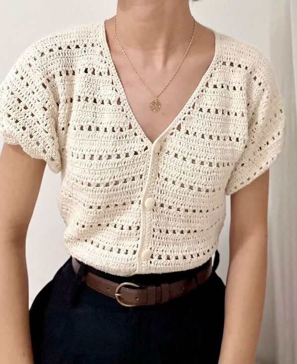 Blusa De Crochet Clásica