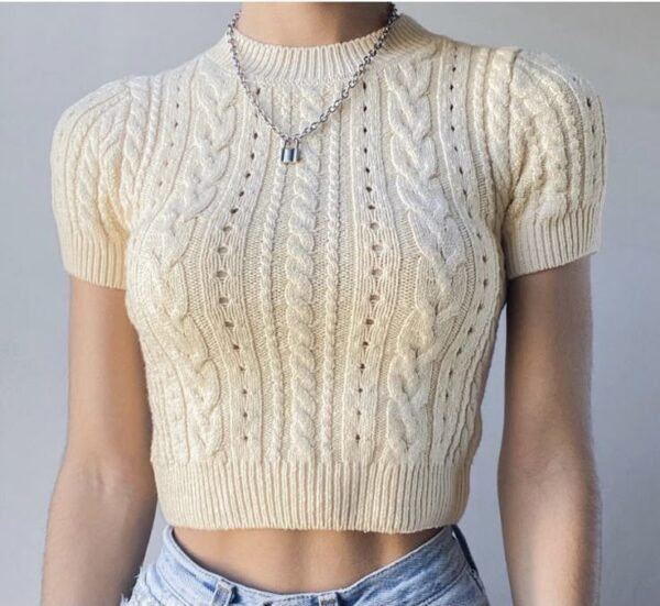 Blusa 9 Blusa de Crochet Corazón