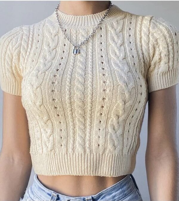 Blusa de Crochet Corazón