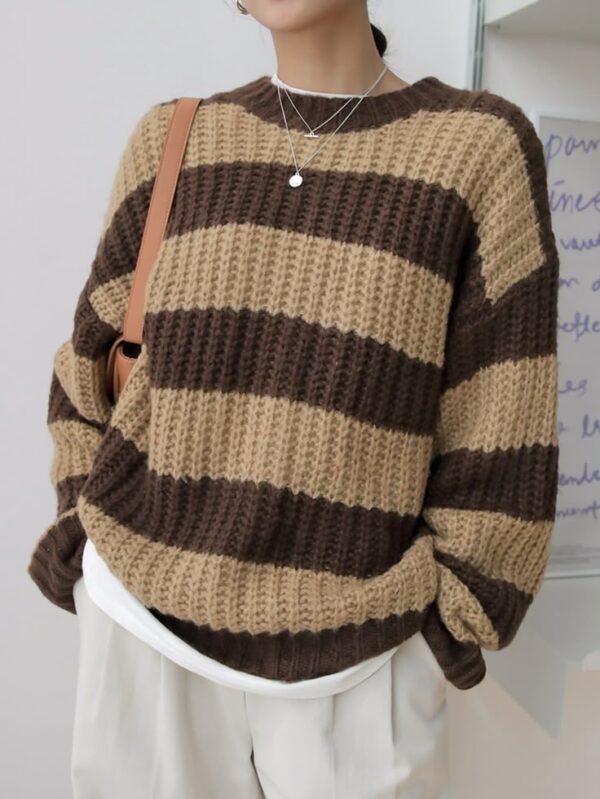 Sueter De Crochet Caramel