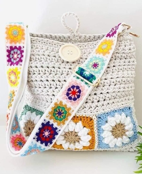Bolsa De Crochet Primavera